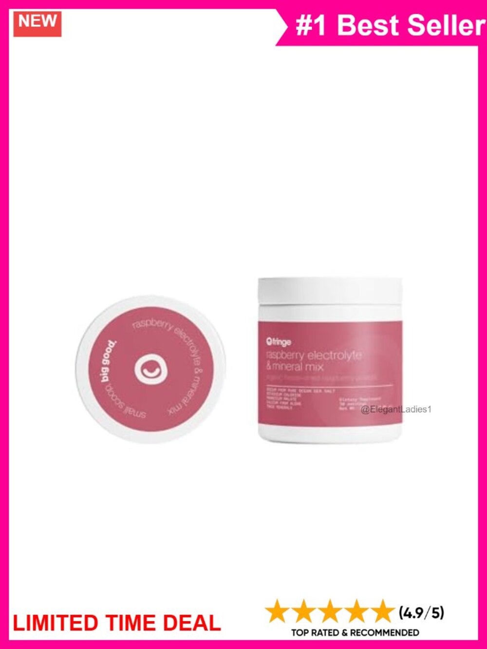 Electrolyte Hydration Powder 30 Servings Raspberry Freeze-Dried
